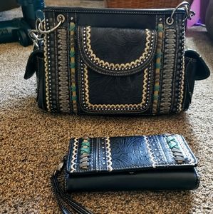 Purse and matching wristlet